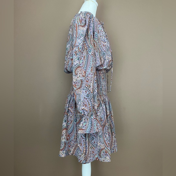 {Bishop + Young} Marmont Boho Dress Long Sleeve in Dusk Paisley - Small - NWT - Picture 5 of 11